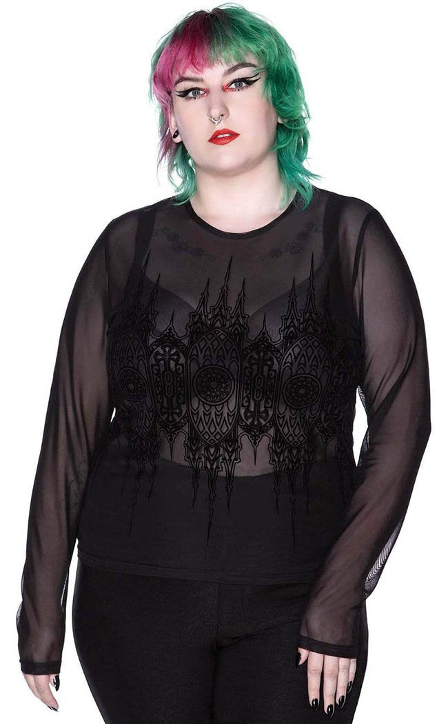 Madeline Mesh Top-Killstar-Tragic Beautiful