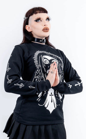 Madonna Long Sleeve Sweatshirt-Tragic Beautiful-Tragic Beautiful