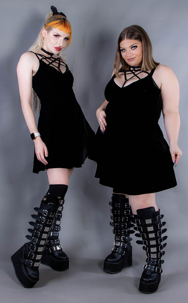 Killstar Australia Magica Skater Dress Gothic Witchy Clothing