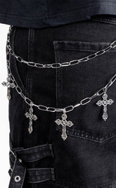 Make Amends Belt Chain-Cold Black Heart-Tragic Beautiful