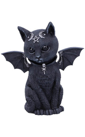 Malpuss Winged Occult Cat Figurine-Nemesis Now-Tragic Beautiful