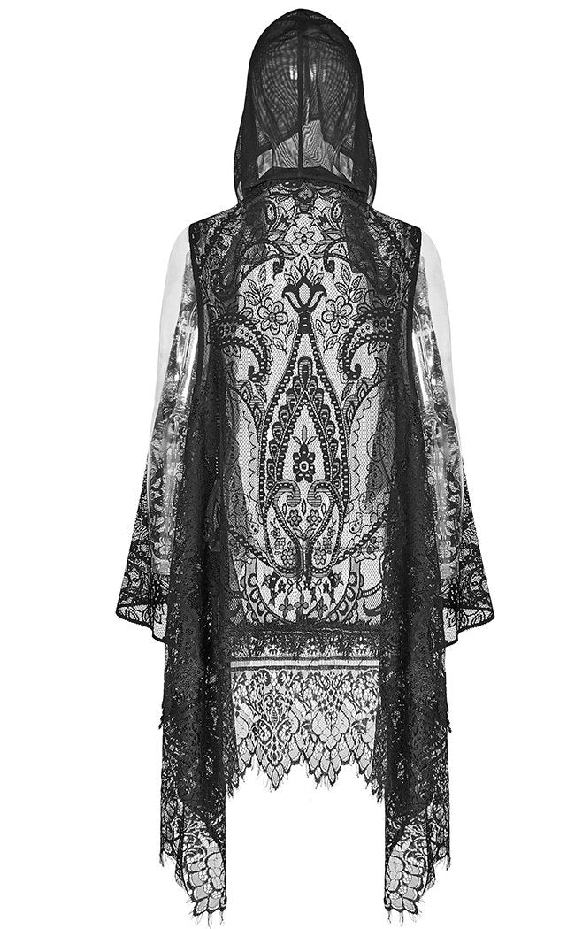 Marauder's Veil Lace Vest-Punk Rave-Tragic Beautiful