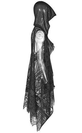 Marauder's Veil Lace Vest-Punk Rave-Tragic Beautiful