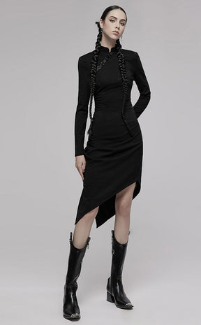 Maxine Asymmetrical Dress-Punk Rave-Tragic Beautiful