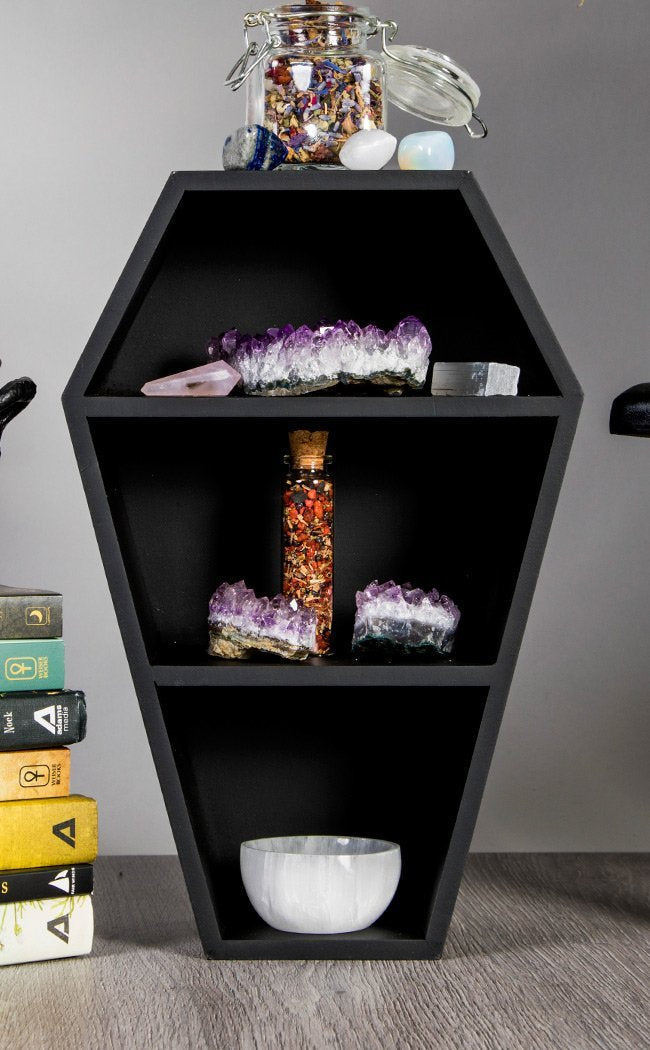 Curiosity Cabinet Coffin Shelf-Tragic Beautiful-Tragic Beautiful