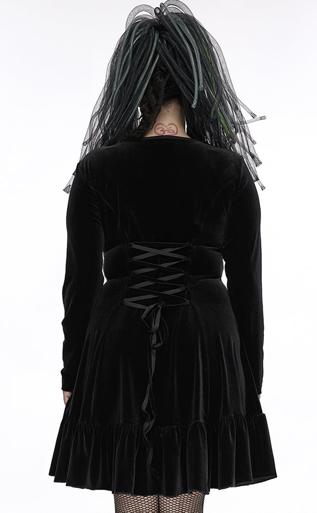 Mircea Velvet Dress | Plus Size-Punk Rave-Tragic Beautiful