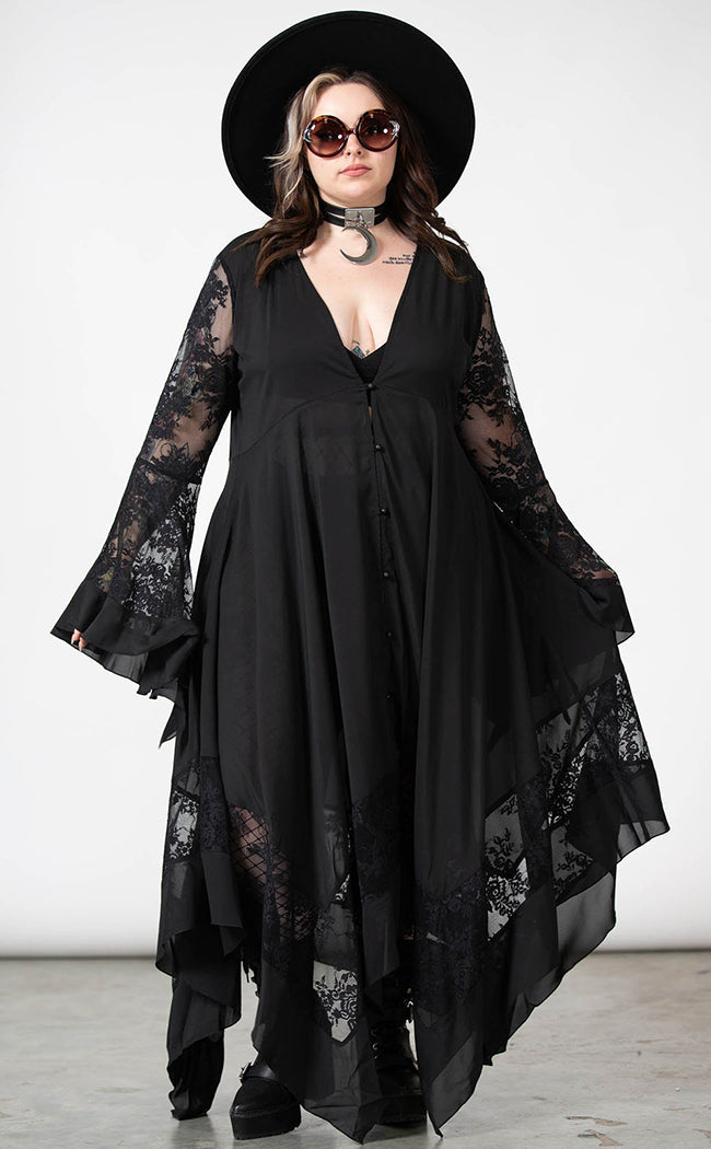 Misty Night Maxi Dress-Killstar-Tragic Beautiful