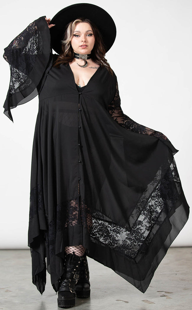 Misty Night Maxi Dress-Killstar-Tragic Beautiful