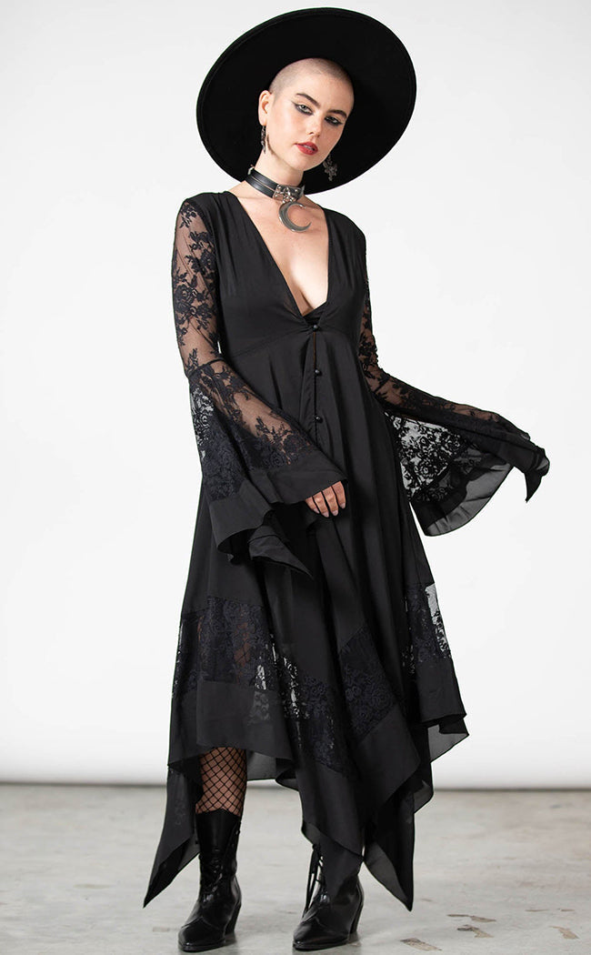 Misty Night Maxi Dress-Killstar-Tragic Beautiful