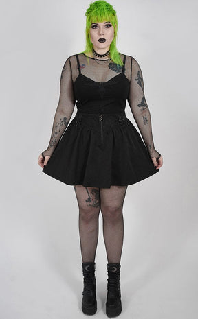 Moonrise Mini Skirt | Plus Size-Punk Rave-Tragic Beautiful