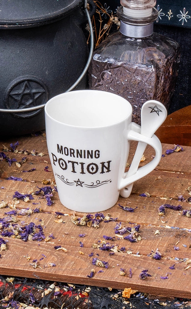 Morning Potion Mug and Spoon