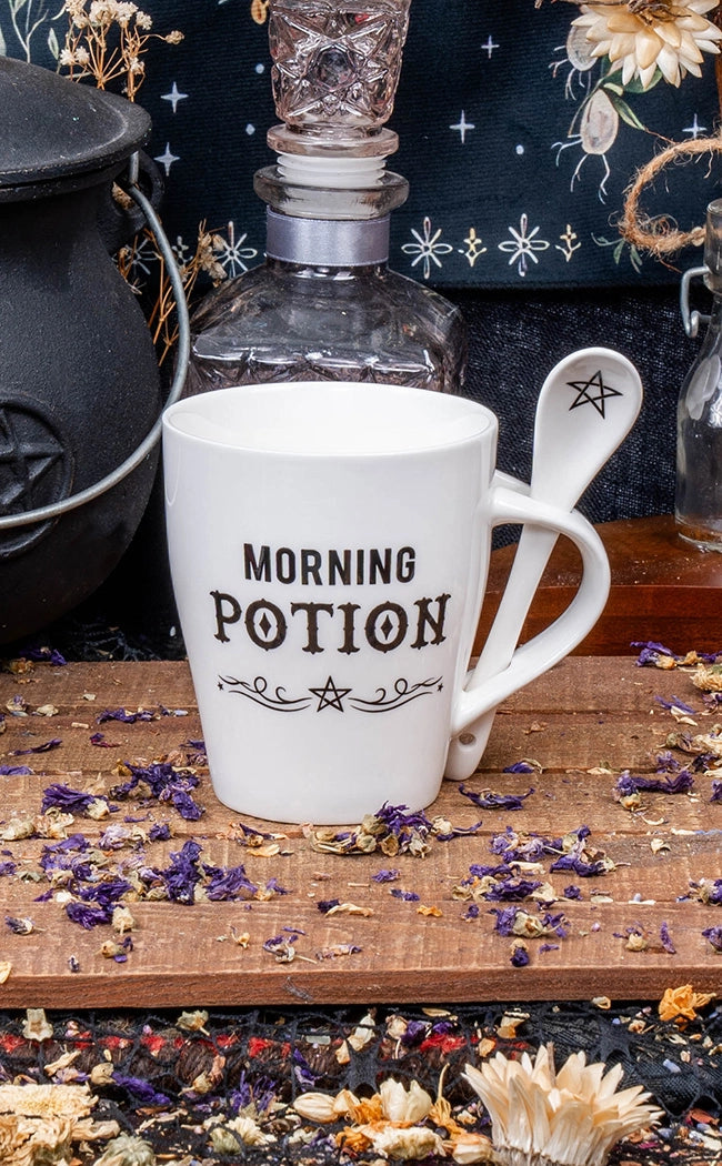 Morning Potion Mug and Spoon