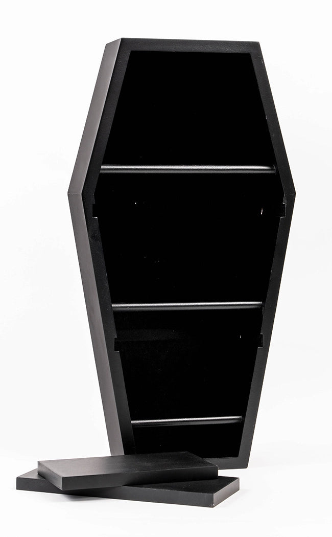 Mortuary Display Coffin Shelf with Removable Shelves