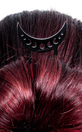 Mystic Moon Hair Fork-Gothic Jewellery-Tragic Beautiful