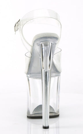 NAUGHTY-808 Clear Platform Heels-Pleaser-Tragic Beautiful