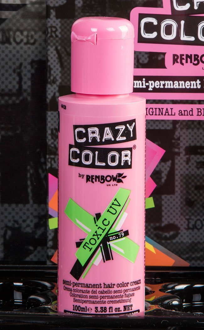 Neon Toxic UV Hair Colour-Crazy Color-Tragic Beautiful