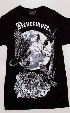 Nevermore Oversized T-shirt-Restyle-Tragic Beautiful