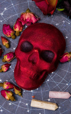 Nothing Else Matters Skull Bath Bomb-Aether-Tragic Beautiful