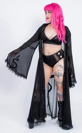 Ophidia Robe-Hexxxed Intimates-Tragic Beautiful