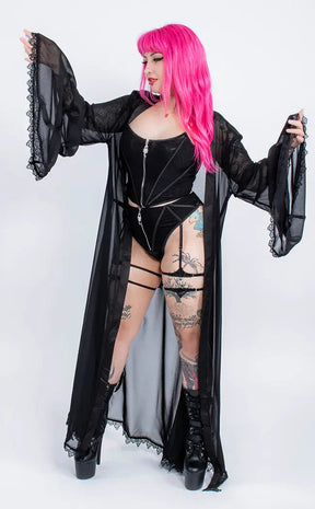 Ophidia Robe-Hexxxed Intimates-Tragic Beautiful