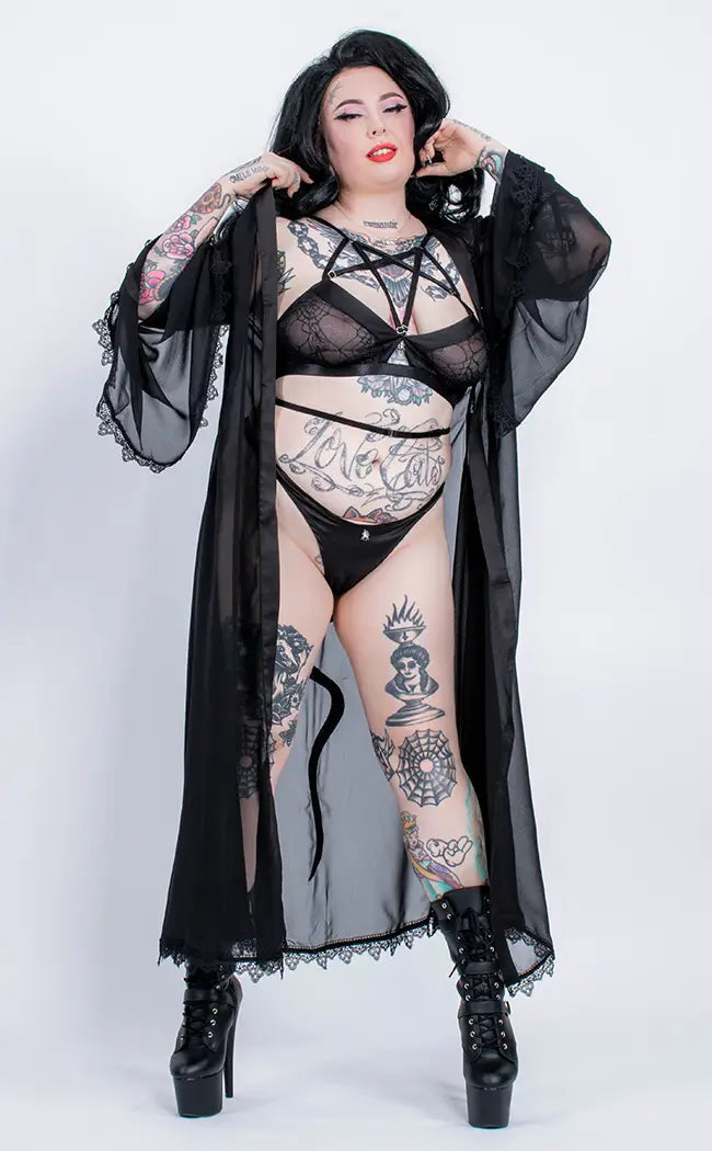 Ophidia Robe-Hexxxed Intimates-Tragic Beautiful