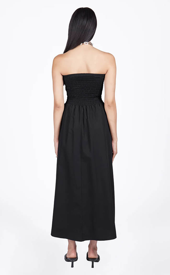 Ophidia Strapless Midi Dress-Mary Wyatt-Tragic Beautiful