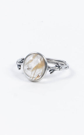 Ophira Gold Rutile Quartz Sterling Silver Rings | Assorted