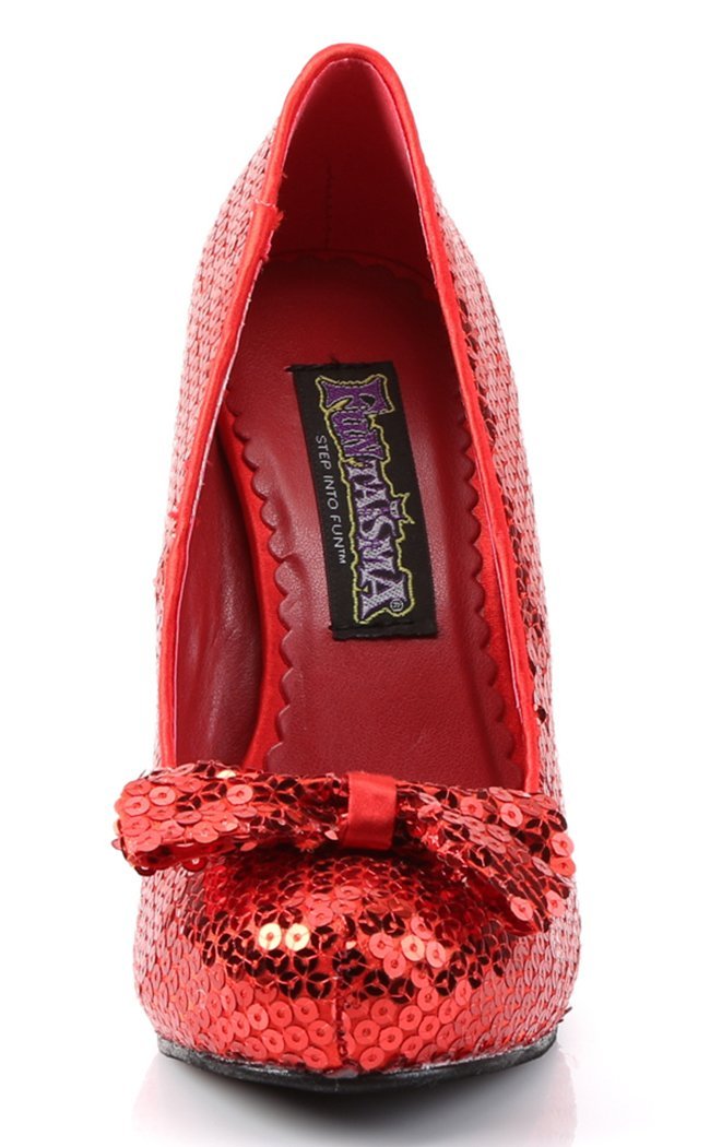 OZ-06 Red Sequins Heels-Funtasma-Tragic Beautiful