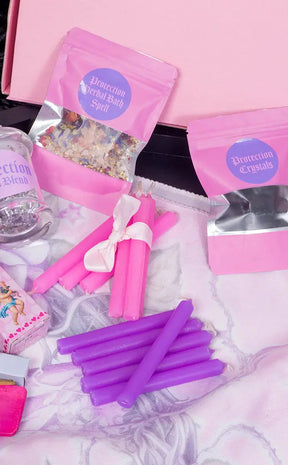 Pastel Petals Witchcraft Kit | Protection-Witchcraft Kits-Tragic Beautiful