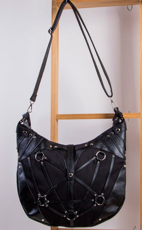 Pentagram Harness Hobo Handbag-Restyle-Tragic Beautiful