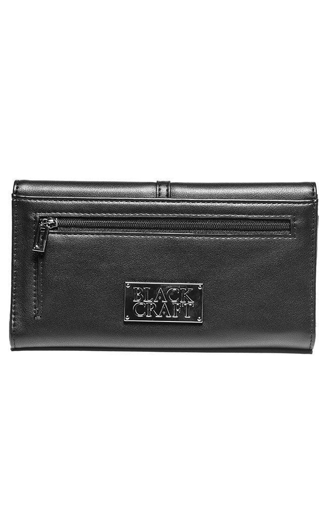 Pentagram Harness Zip Clutch Wallet-BlackCraft-Tragic Beautiful