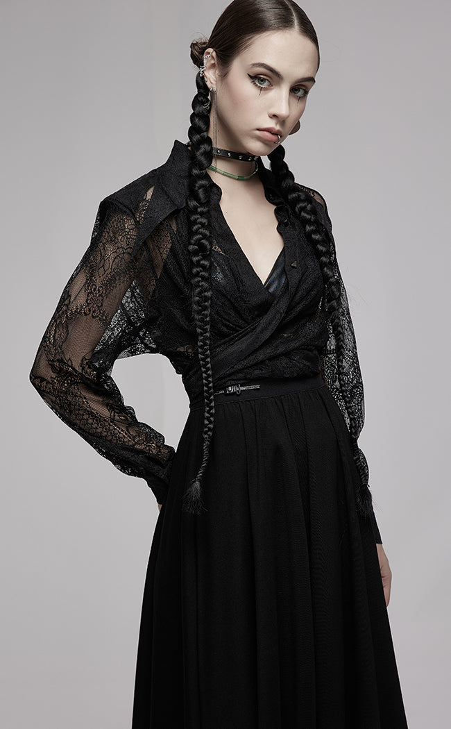 Perdita Lace Overshirt-Punk Rave-Tragic Beautiful