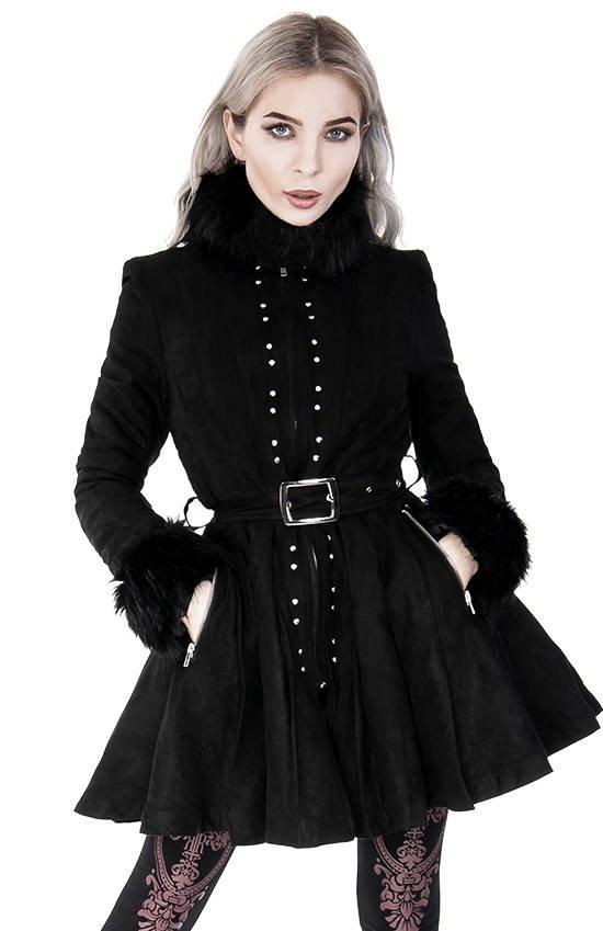 Pleated Faux Fur Coat-Restyle-Tragic Beautiful