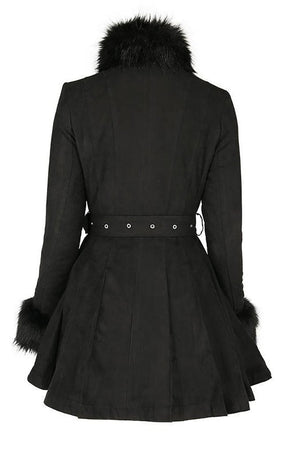 Pleated Faux Fur Coat-Restyle-Tragic Beautiful