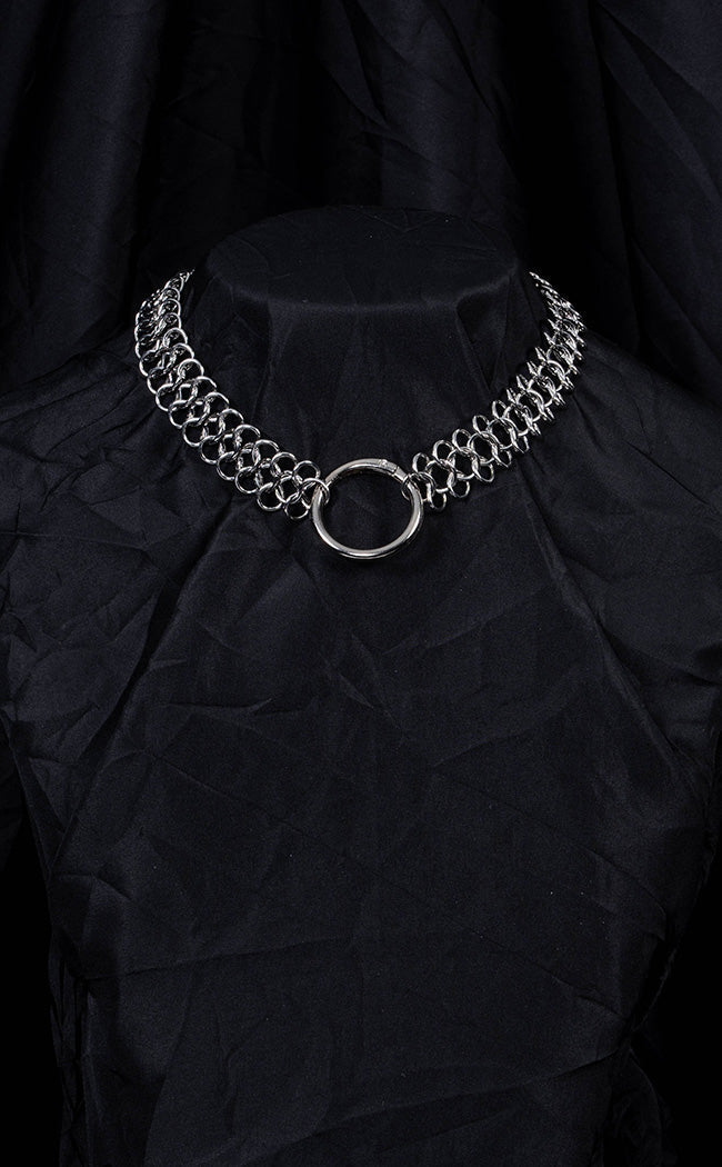 Plus Size Chainmail Choker Necklace