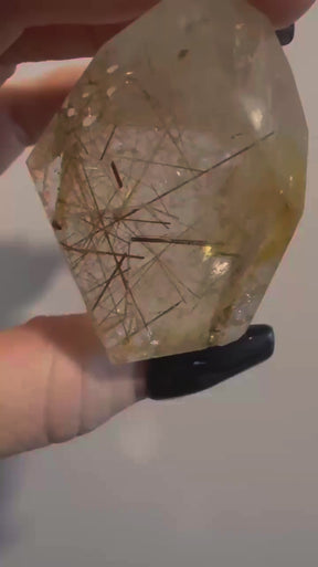 RARE A Grade Natural Golden Rutilated Quartz Towers