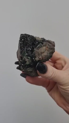 RARE Libethenite Clusters on Matrix | A Grade