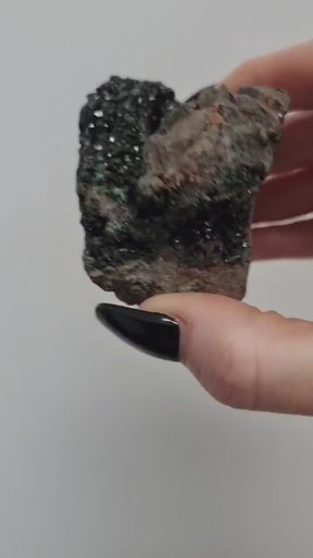 RARE Libethenite Clusters on Matrix | A Grade