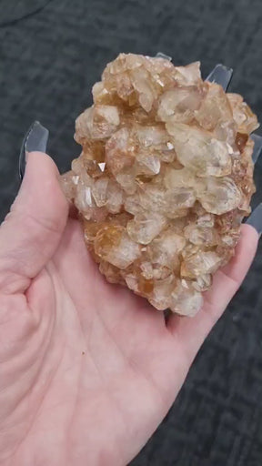 Limonite Quartz Cluster | Natural