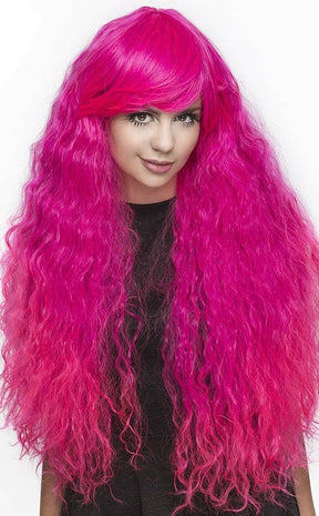 Prima Hot Pink Intensity Wig-Rockstar Wigs-Tragic Beautiful