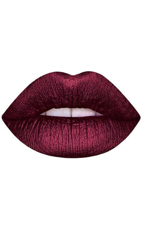 Raisin Hell Metallic Velvetine Lipstick-Lime Crime-Tragic Beautiful