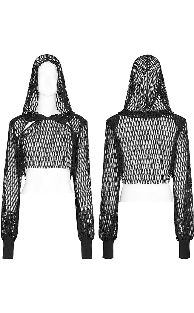 Rapture Mesh Pullover-Punk Rave-Tragic Beautiful