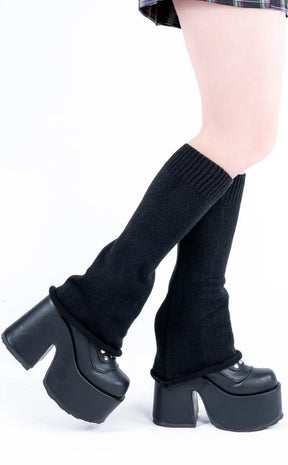 Raven Leg Warmers | Black or White