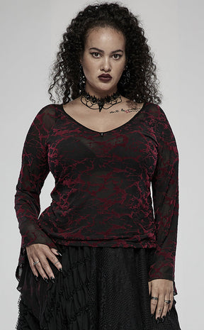 Relentless Mesh Top | Plus Size-Punk Rave-Tragic Beautiful