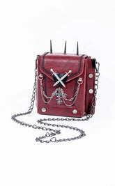 Reliquary Spiked Handbag | Red