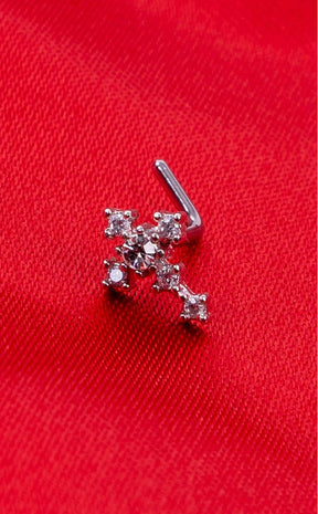 Requilary Nose Stud [Silver]-Impaler Body Jewellery-Tragic Beautiful