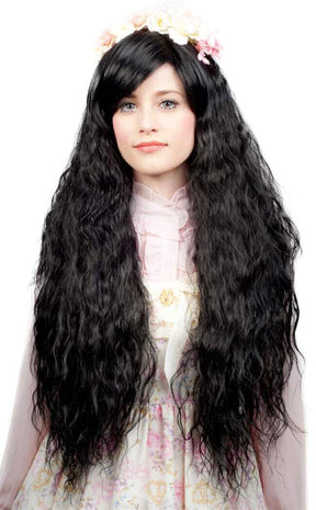 Rhapsody Moondancer Long Wavy Black Wig-Rockstar Wigs-Tragic Beautiful