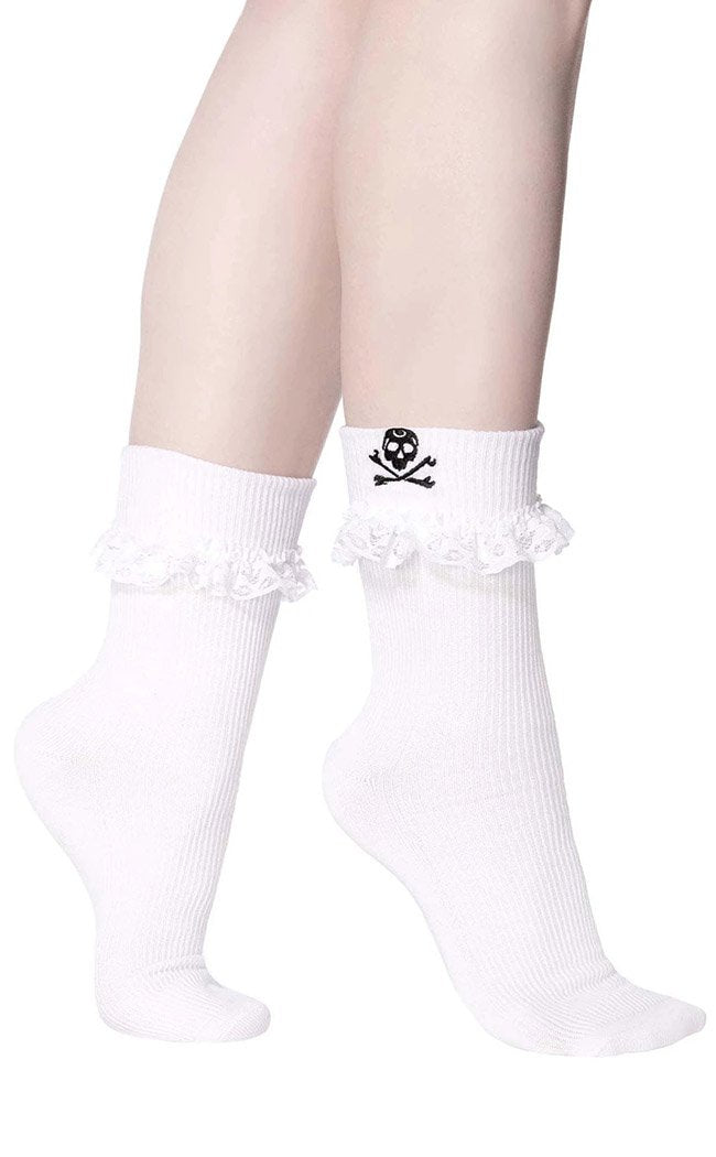 Riot Ruffle Socks-Killstar-Tragic Beautiful