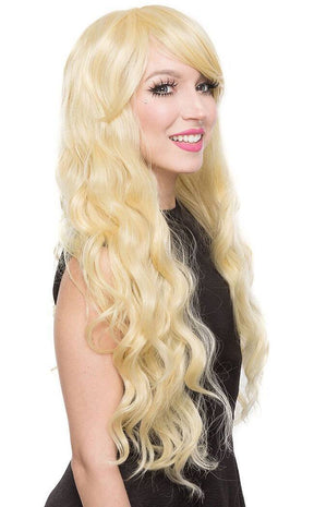 Riza Long Light Blonde Wavy Wig-Rockstar Wigs-Tragic Beautiful