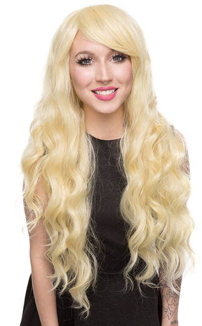 Riza Long Light Blonde Wavy Wig-Rockstar Wigs-Tragic Beautiful